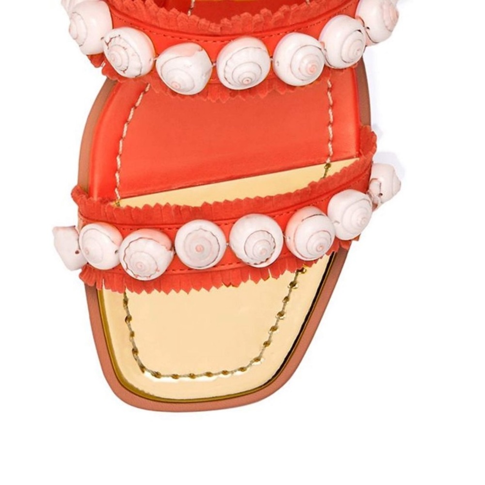 NWOT Tory Burch Sinclair Seashell Sandals - Picture 4 of 8